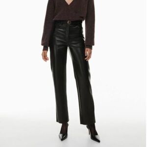 Aritzia Wilfred Leather Pant
